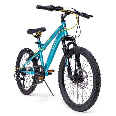 Huffy Extent Kids Mountain Bike 20 Wheel 6 9 Years 6 Speed Aqua Blue