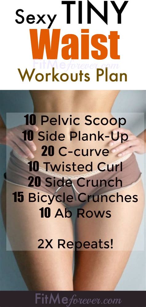 Best Tiny Waist Workout Plan How To Get A Smaller Waist Bigger Hips