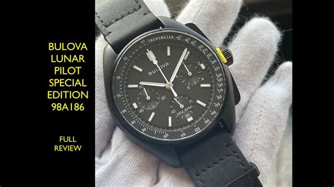 Bulova Moon Lunar Pilot Special Edition 98A186 Watch Review Valjoux