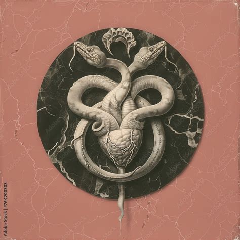 Abstract Image Of The Organs Of The Female Reproductive System With A