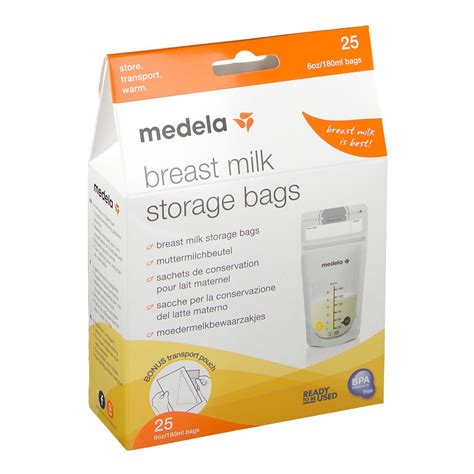 Medela Sachets De Conservation Pour Lait Maternel 25 Pc S Redcare