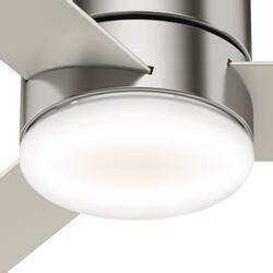 Hunter Minimus 44 Brushed Nickel Indoor LED Ceiling Fan At Menards