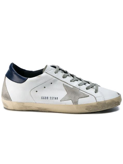 Golden Goose Super-Star distressed-finish Sneakers - Farfetch | Golden