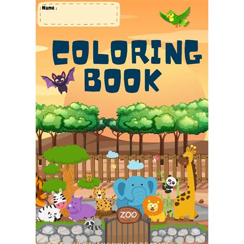 jual printable digital coloring book  kids buku mewarnai digital