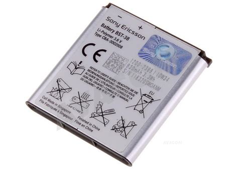 Baterie Sony Ericsson BST 38 930mAh Li Pol originál bulk