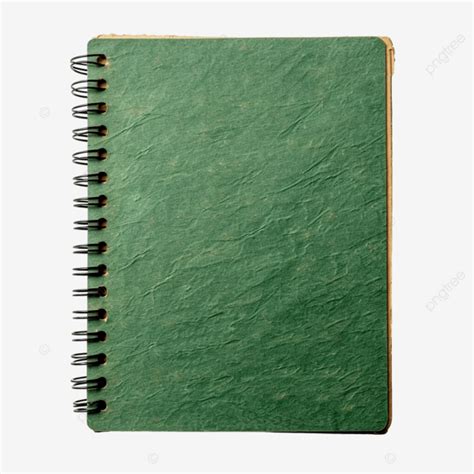 Green Spiral Notebook Notebook Spiral Green Png Transparent Image