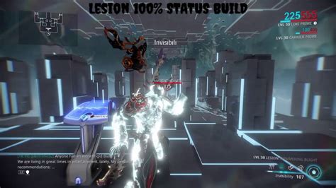 Warframe Lesion Status Build Youtube