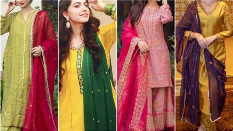 Colour Combination Suit Ideas⭐🌈 Kurti With Contrast Dupatta Colour