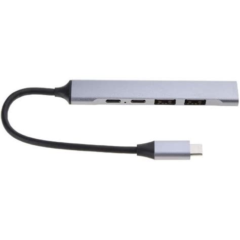 Ports Typec Hub Station D Accueil Usb C Portable Pd W Connecteur De