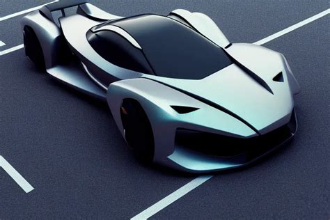 A Close Up Photo Of A Futuristic Sport Car Day Time Stable Diffusion