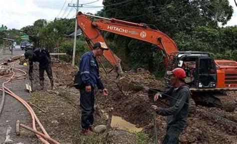 Proyek Pembangunan Talud Rusak Pipa Pdam Ini Dampaknya Bagi Pelanggan