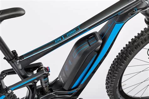 Cube Stereo Hybrid 120 HPA Race 500 29er Electric Bike 2016 Black Blue