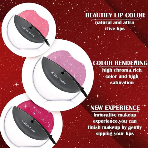DAGEDA 3 Colors Lazy Lipstick - Magic Color Changing, Long Lasting