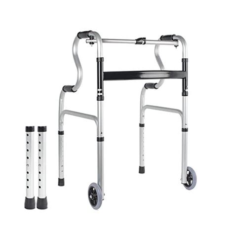 IBVIVIC Pliable Cadres de Marche et Déambulateurs avec 2 Roues Hau