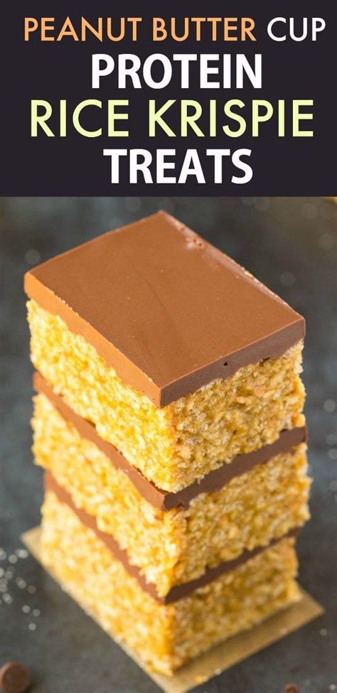 Protein Rice Krispie Treats {4 Ingredients} The Big Man S World ® Recipe Peanut Butter