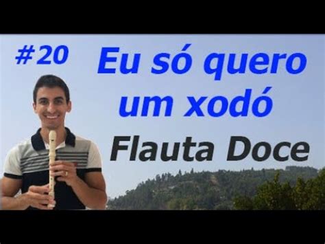 Eu só quero um xodó Dominguinhos Notas FLAUTA DOCE YouTube