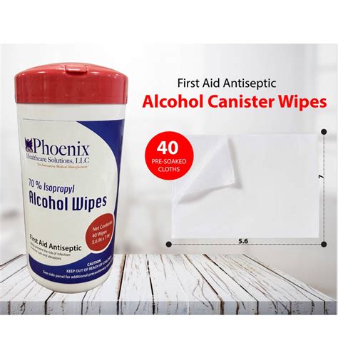 First Aid Antiseptic Alcohol Wipes