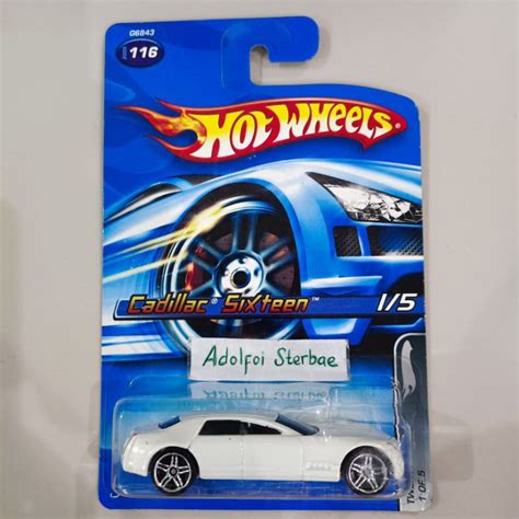MERAH Hotwheels Hot Wheels Cadarlac V V Sixteen Concept Hw City Cadilac Red Gray