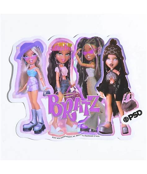 Psd X Bratz Squad Sticker