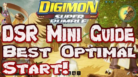 Digimon Super Rumble The Best Optimal Start Updated YouTube