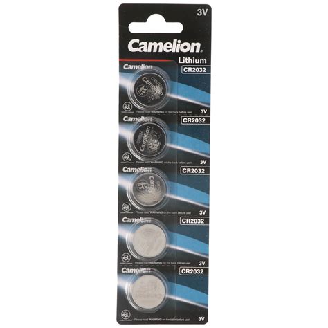 Camelion CR2032 Lithium Batterie im praktischen 5er Set | Lithium ...
