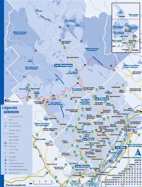 Carte de Lanaudière