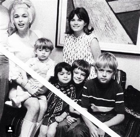 Jayne Mansfield holding Tony Cimber, Jayne Marie Mansfield, Mariska ...