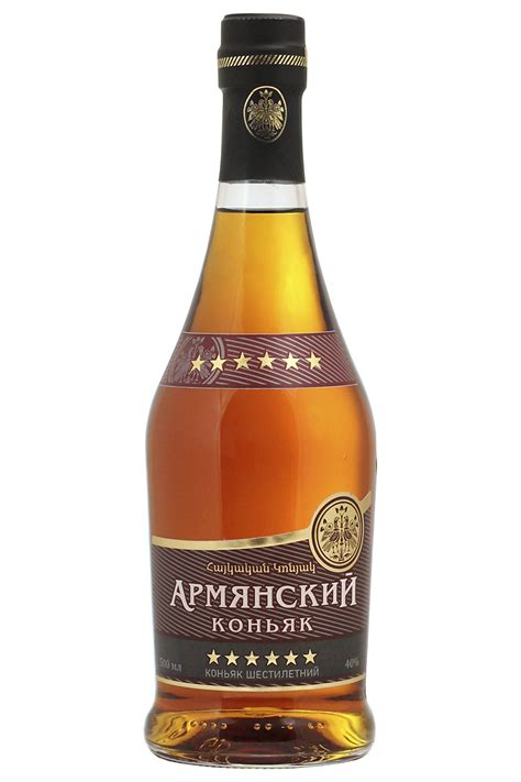 Коньяк Армянский выдержанный 6 лет Прошянский КЗ 40% 0,5л (Армения ...