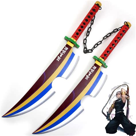 Buy YKYR Cosplay Anime Samurai Demon Slayer Uzui Tengen Machete