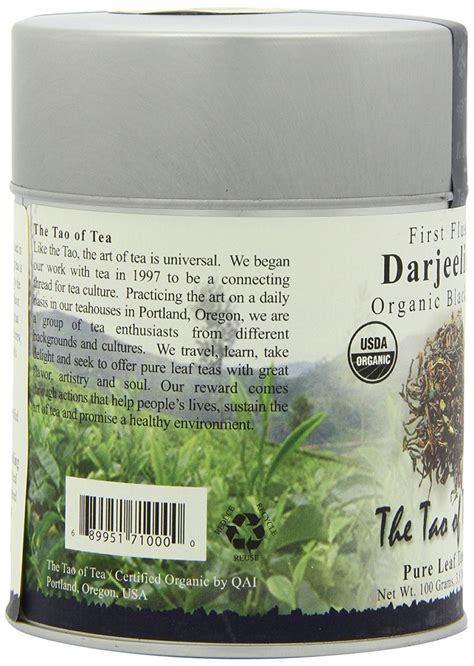 The Tao Of Tea First Flush Darjeeling Black Tea Loose Leaf 35 Ounce Tin Free Image Download