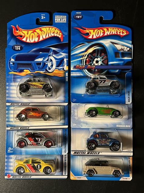 Hot Wheels Mixed Lot Of 8 Different VOLKSWAGEN VW Bugs Bajas And Thing EBay