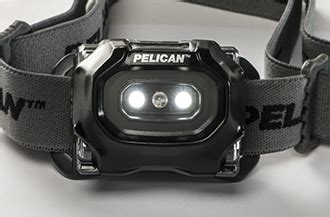 PELICAN 2740 LED Headlight 白色LED2灯 赤色LED1灯搭載 明るさMAX66ルーメン 単4電池3