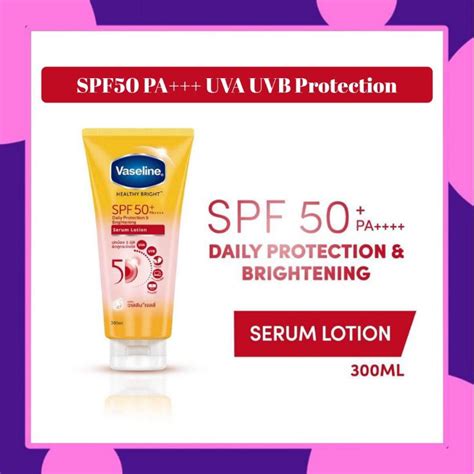 Ml Vaseline Spf Pa Daily Protection Brightening Serum