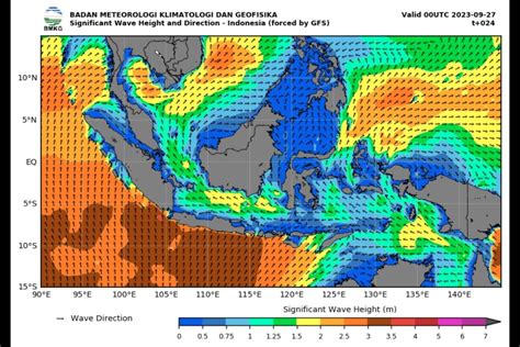 BMKG Imbau Masyarakat Waspada Potensi Gelombang Tinggi Hingga 4 Meter