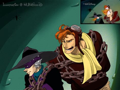 Darkwing Duck and Launchpad McQuack by HUNJIRO on DeviantArt