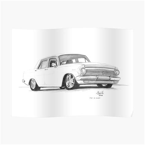 1964 Eh Holden Poster By Omniartist Redbubble