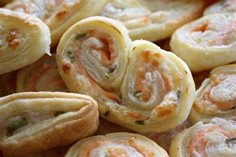 Palmiers au saumon fumé de La Malle à recettes et ses recettes de