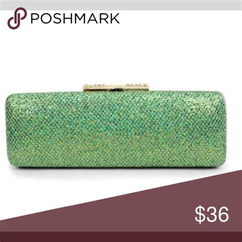 Green Glitter Clutch Evening Bag Evening Clutch Bag Evening Bags