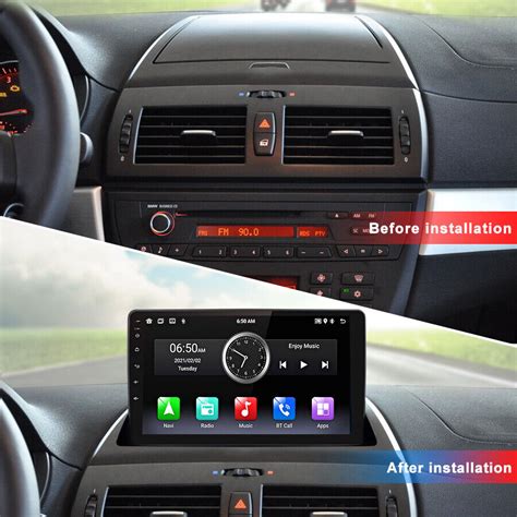 For BMW X3 E83 2004 2012 9 Android12 Car Radio Apple Carplay GPS Navi 1