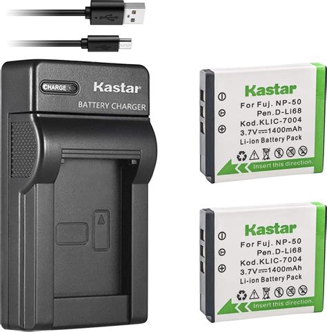 Amazon Kastar 4 Pack FNP 50 Battery And LTD2 USB Charger