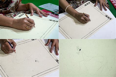 D Source Design Gallery On Warli Painting Process Nagpur Maharashtra