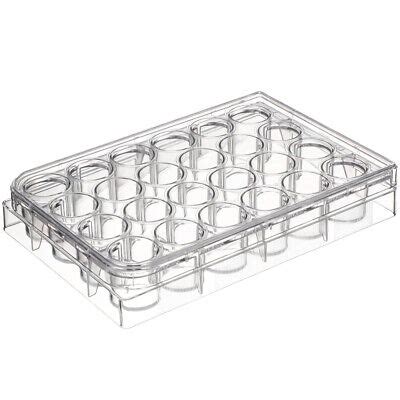 Well Cell Culture Plate Plates With Lids Stacking Ring Glass Ebay