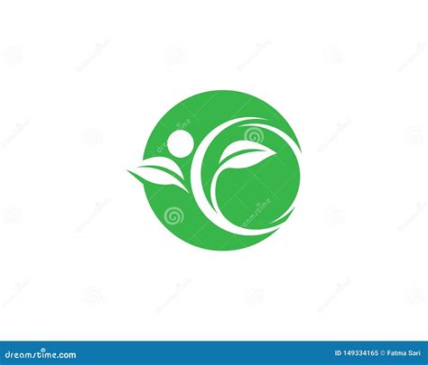 Ejemplo Del Logotipo De La Ecolog A Ilustraci N Del Vector