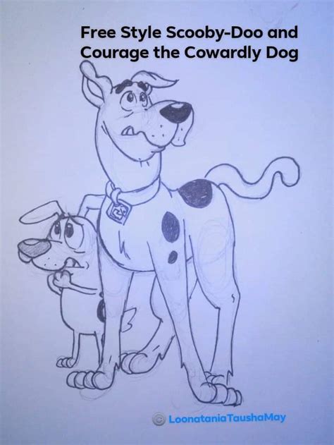 Scooby-Doo and Courage by LoonataniaTaushaMay on DeviantArt