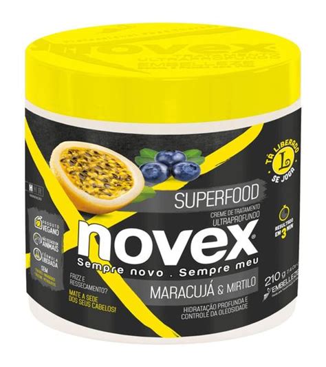 Creme De Tratamento Novex Superfood Maracuj E Mirtilo G M Scara