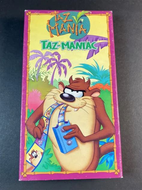 TAZ MANIA TAZ MANIAC VHS 1993 Warner Bros Home Video EUR 5 56