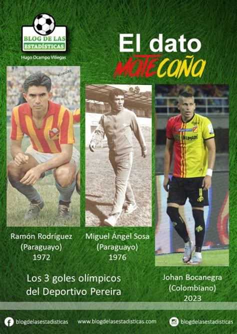 Los Tres Goles Ol Mpicos Del Deportivo Pereira Blog De Las Estadisticas