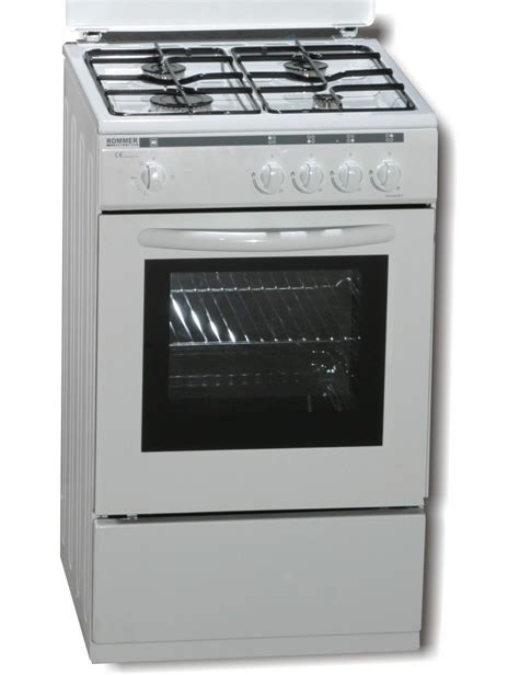 Cocina Gas Butano Rommer VCH 455 BUT 50cm Tapa Esmaltada