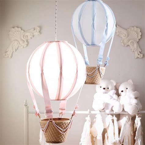 Adorable Hanging Hot Air Balloon Lamps At Petit Tresor