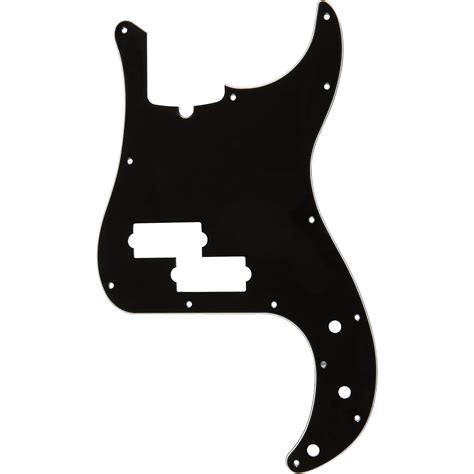 Fender 13 Hole Standard P Bass Pickguard Black Woodwind And Brasswind